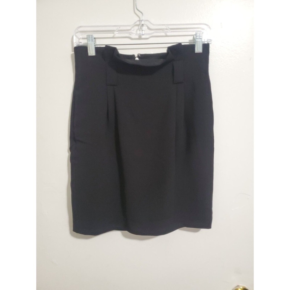 Express Skirt Womens size 4 Black Straight Pencil Business Career Lined Stretch
